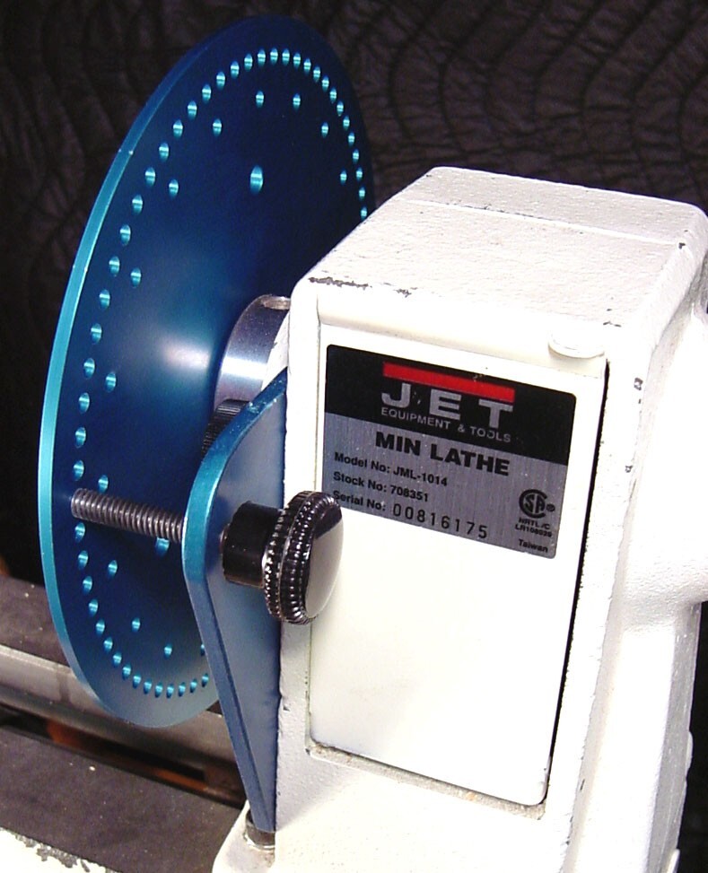JET mini lathe woodturning indexing system!