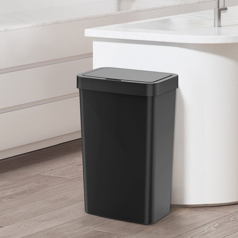 Touchless Motion Sensor Kitchen Trash Can 13 Gallon Automatic Garbage Bin New