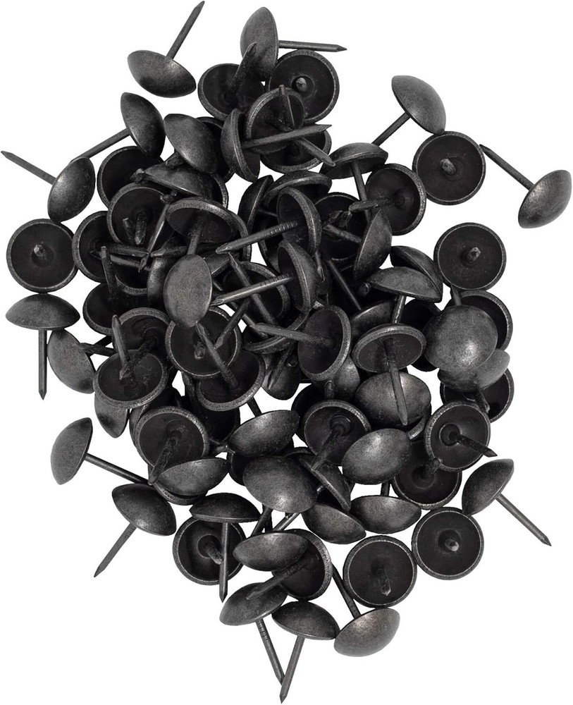 Stylish Nailhead Upholstery Tacks, 7/16" Diameter, 200 Count