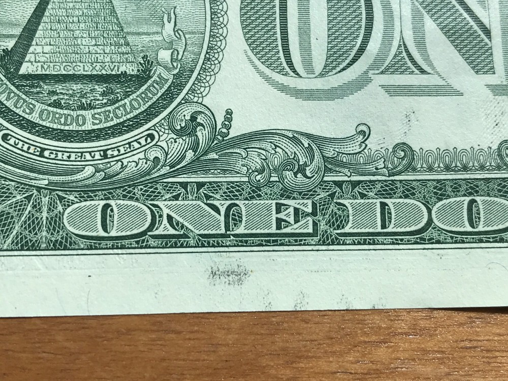 $1 2021 Series Serial Number 💥 Ink Smear Error💥