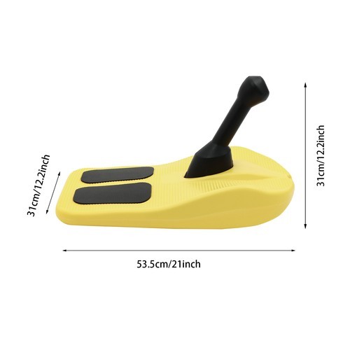 Sled Snow Board Tool Sledding Snowboard w/ Handle & Pull Rope for Kid Winter Fun