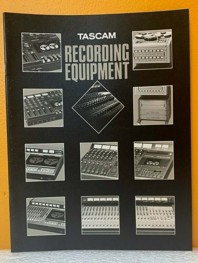 Tascam Recording Equipment Catalog.