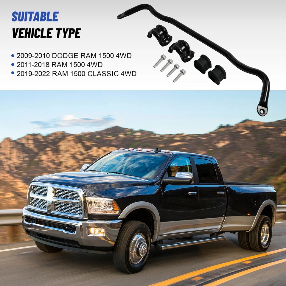 For 2011-2013 2014 2015 2016 2017 2018 Ram 1500 Stabilizer Sway Bar Front