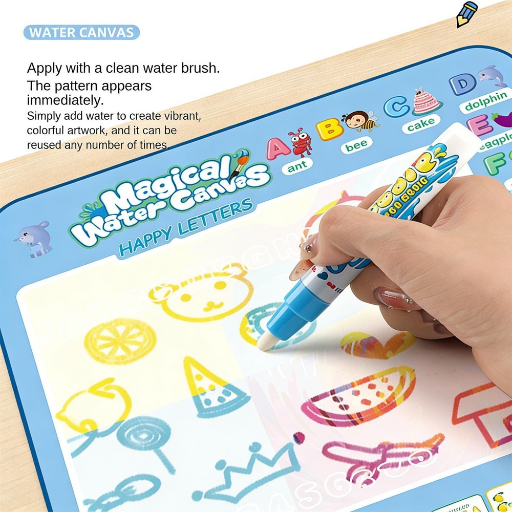 Water Doodle Mat Learning Tablet Writing Board Water Paint Mat