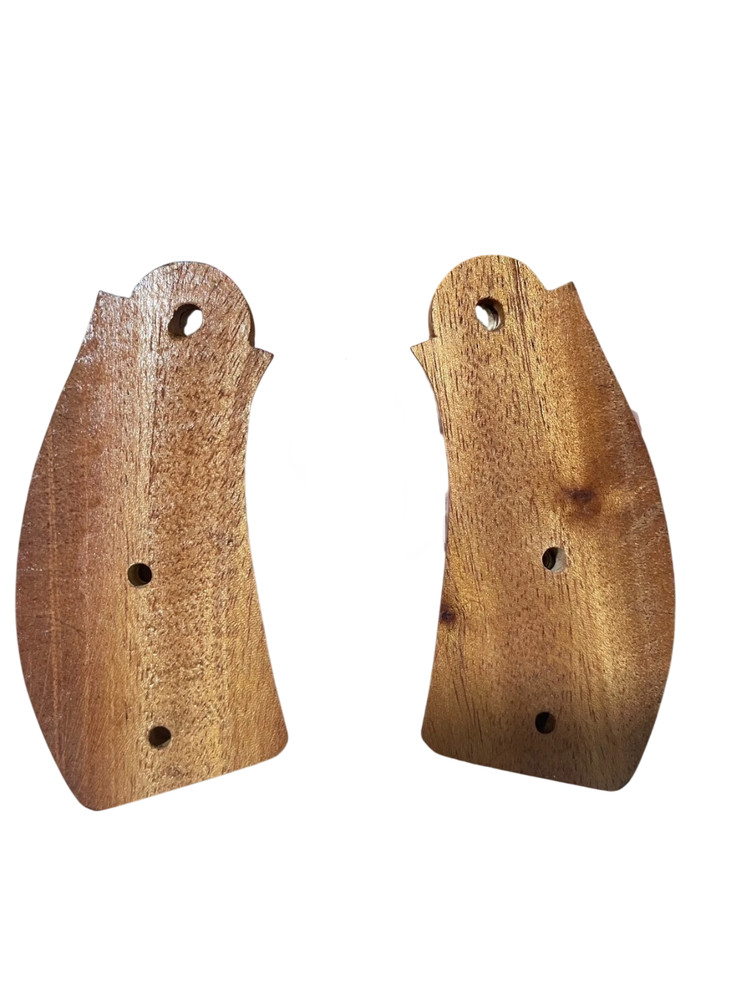 CLASSIC PANEL wood Grip For S&W Hand Ejector 3rd model .32 S&W.33 "ROUND BUTT"