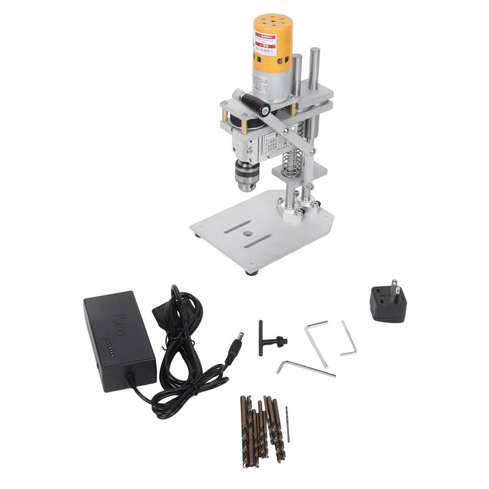 Mini Bench Drill Press Precision CNC Table Milling Machine Portable Driller, 96W