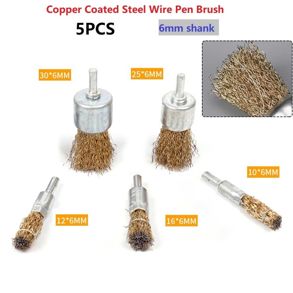 Wire Brushes Accessory Copper Plating For Drill Grinder Hand Tools Replacement