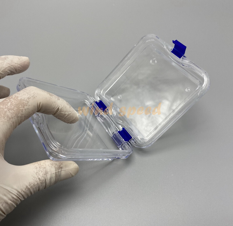 Denture Hinged Display Box Storage Jewelry Chip Boxes False Teeth Membrane Case