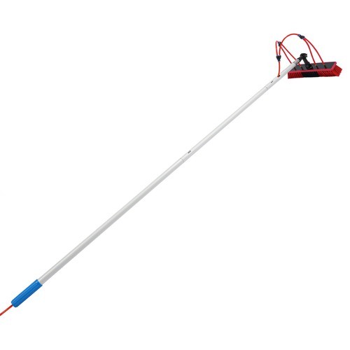 Adjustable Solar Panel Cleaning Brush with Telescopic Pole for Easy Use