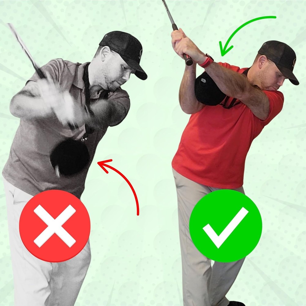 Inflatable Golf Swing Trainer Ball - Improve Arm Connection & Posture
