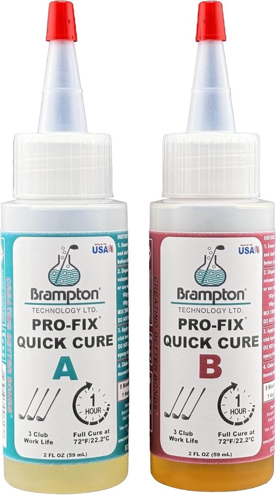 Brampton PRO-FIX Quick Cure Golf Epoxy, 5-Min Work Life, 1 Hour Full Cure, Ex...