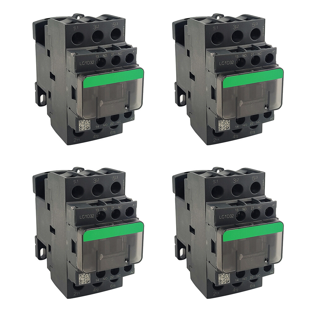 4PCS TeSys Deca LC1D32T7 Contactor 480V coil AC 32A replace Schneider LC1D32T7