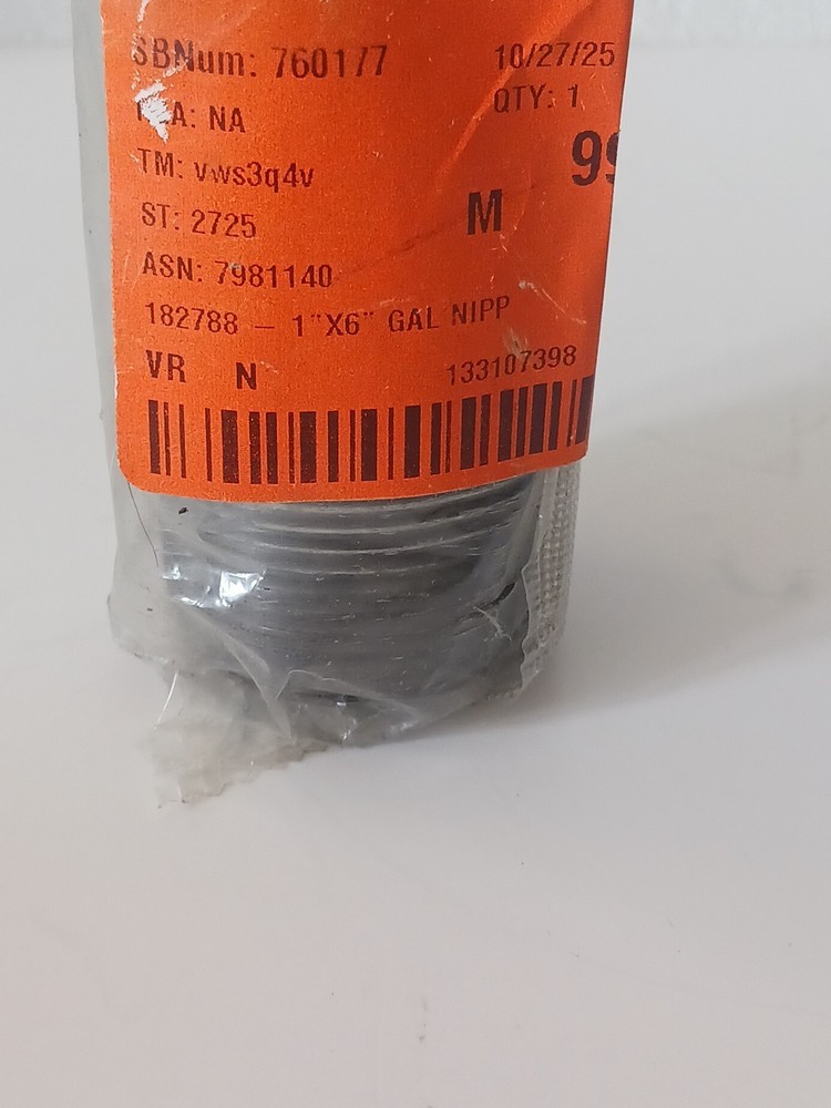 Southland 1x6 Galvanized Nippled Pipe