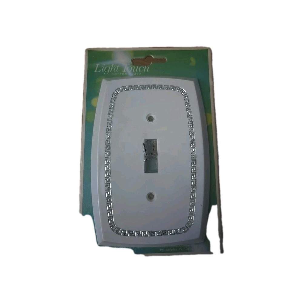 Vintage Edmar Creations Light Touch Plastic Single Switch Plate Cover