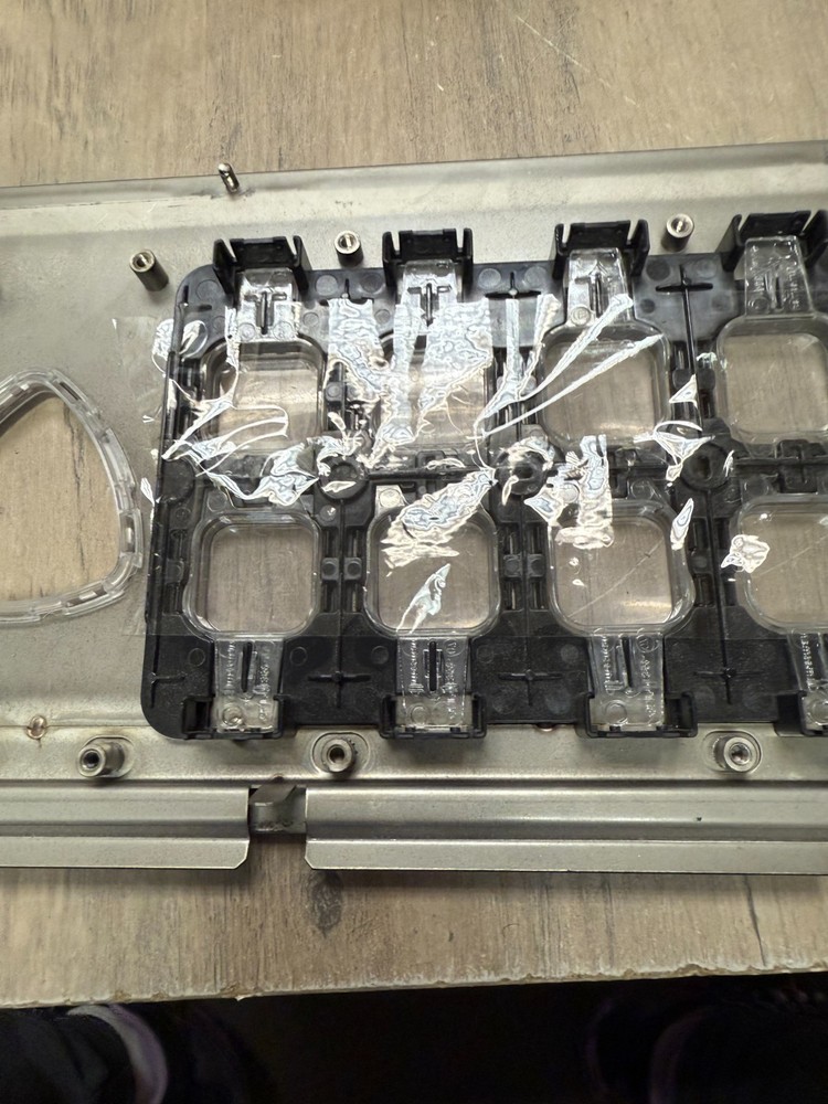 Aristocrat Button Panel P/N 225050 PANEL ONLY MISSING BIG BUTTON COVER