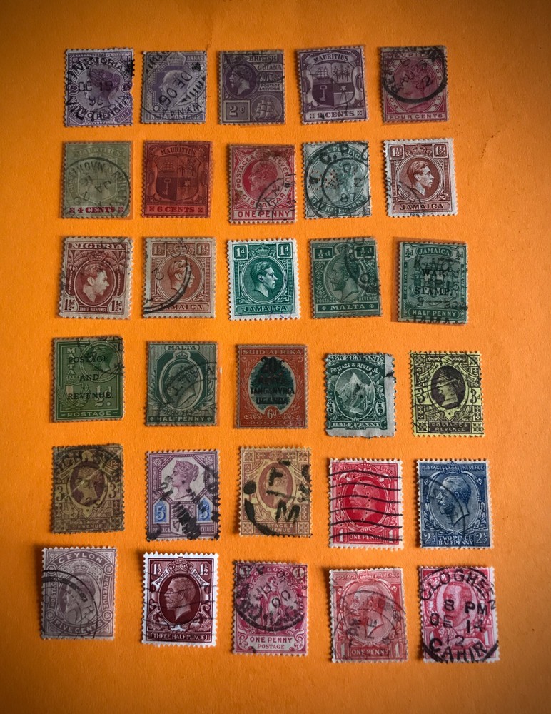 British colonies territories stamps