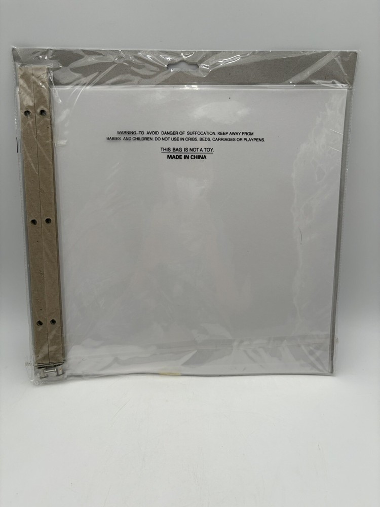 K&Company - 10 Top Loading White Insert Sheets & Page Protector - 12" x 12"