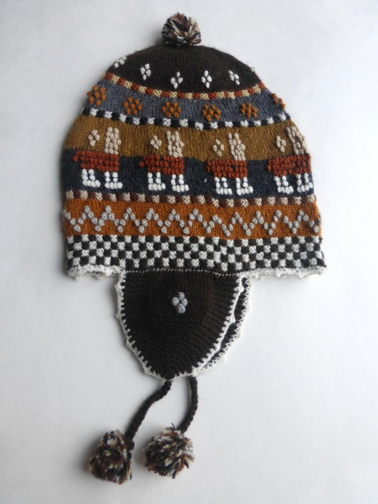 Peruvian Andean Mountain Shaman Chullo Hat