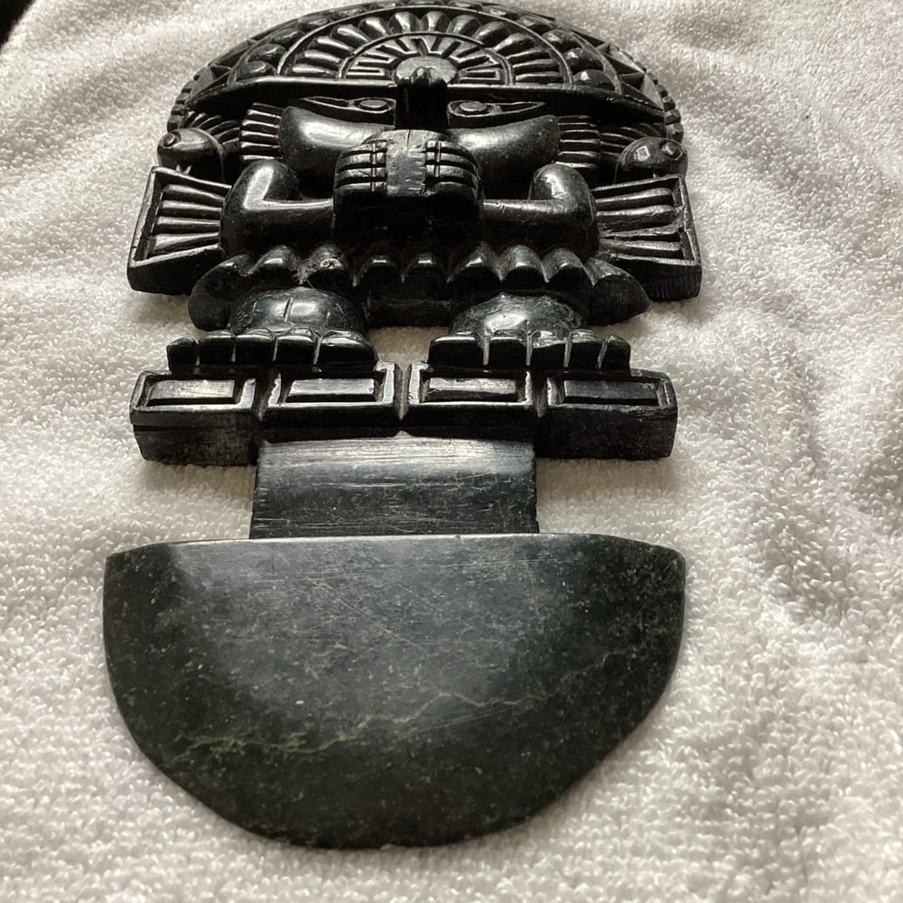 Large Hand Carved Stone Peruvian Tumi