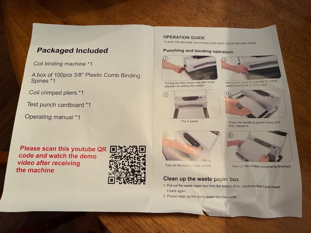 Makeeasy binding machine