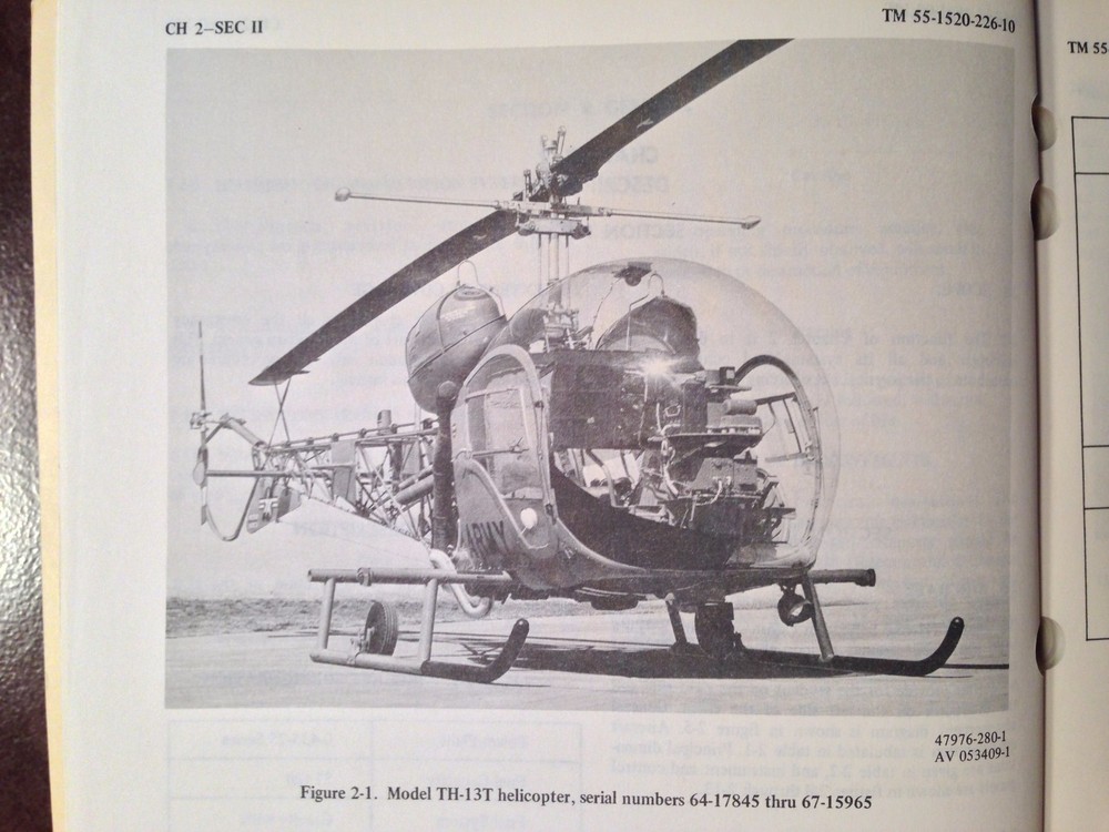 Bell Sioux TH-13T Helicopter Operators Manual