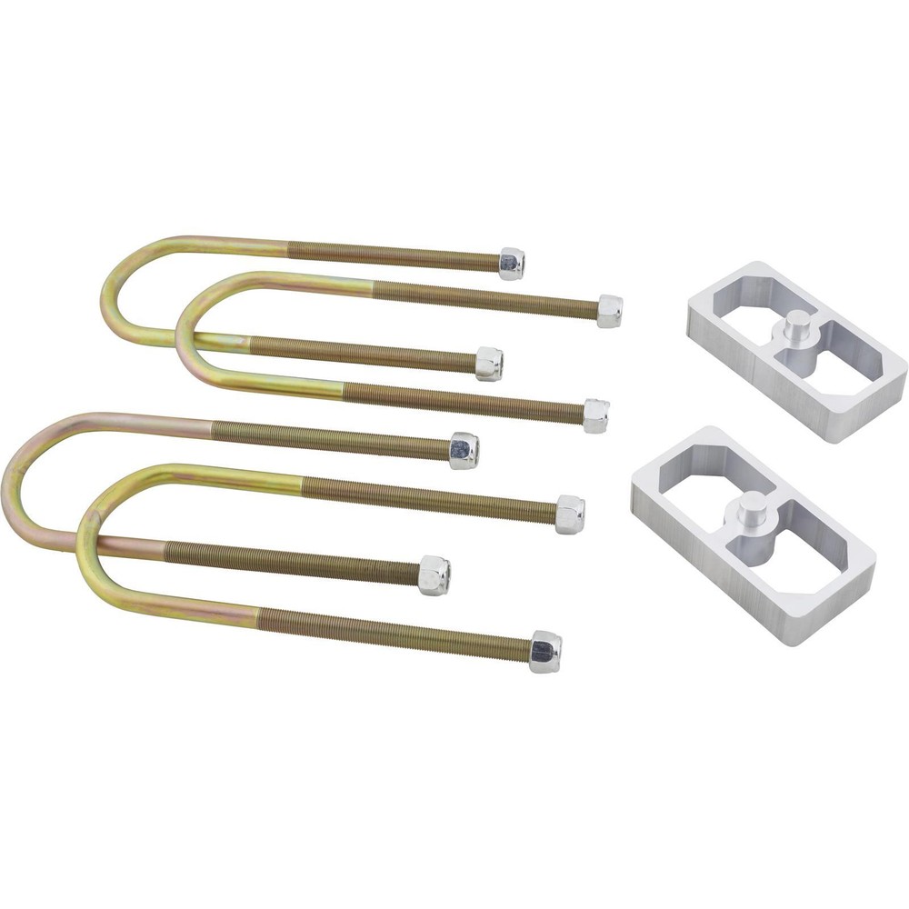 Universal Leaf Spring Lowering Block Kit 1" Drop with U-Bolts & Hardware