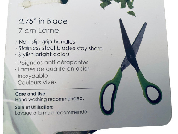 Core Kitchen 2.75" Lime Green 5 Blade Herb Shears