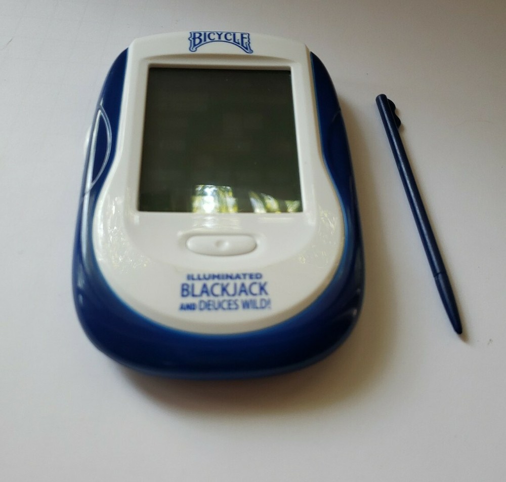 Bicycle Brand Illuminated Blackjack & Deuces Wild Touch Screen Hand Held Game