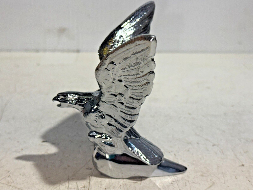 Chrome American Eagle Hood Ornament Pull Small International Peterbilt Kenworth