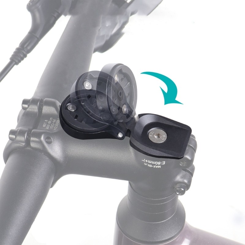 Mountain Bike Stem Caps Computer Mount Regulable Angles Stem Holder Accessories