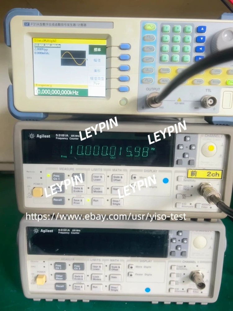 1PCS HP Keysight Agilent 53181A High Precision Frequency Meter /Good function #$