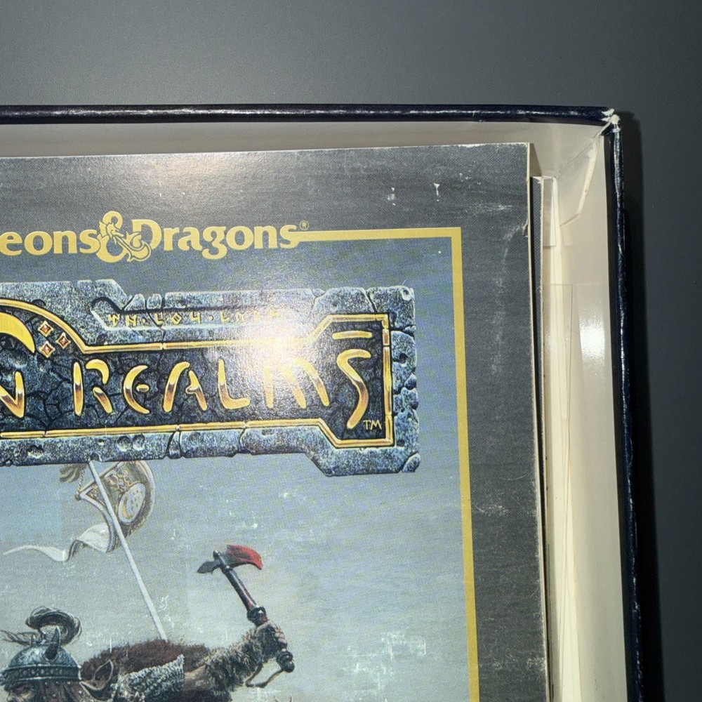 Dungeons and Dragons Forgotten Realms Campaign Set Boxed 1987 COMPLETE & VG+!