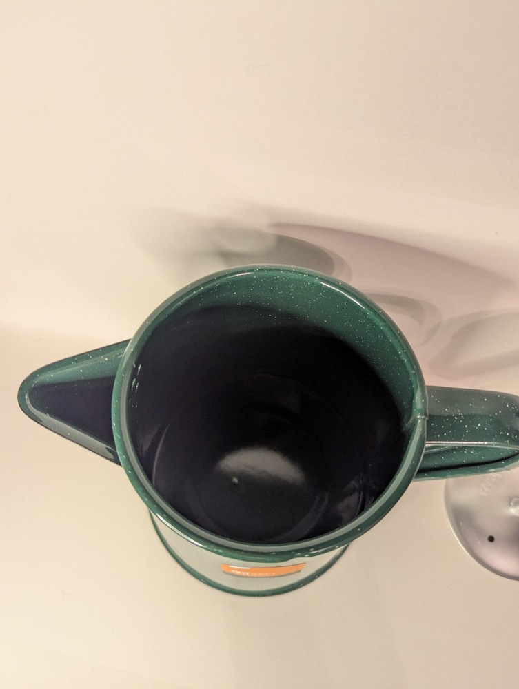 GSI Outdoors 8 Cup Enamelware Percolator/Coffee Pot READ DESCRIPTION