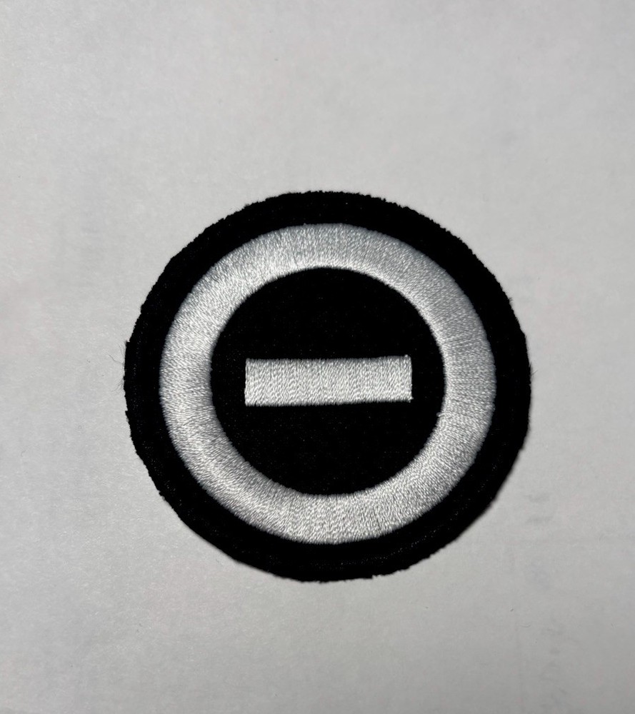 Type O Negative Patch *2.5 inch* Custom White High-Quality Embroidered