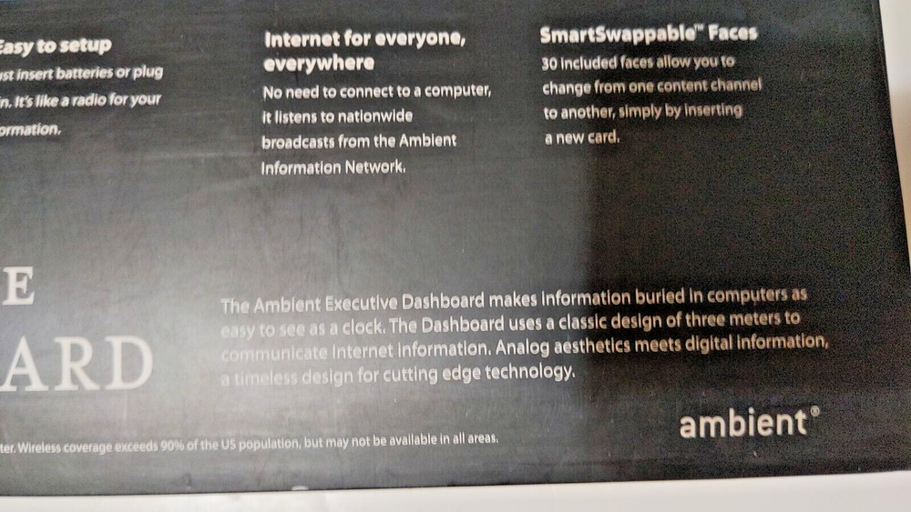 Office Dashboard Executive Desktop Ambient Devices 9732D