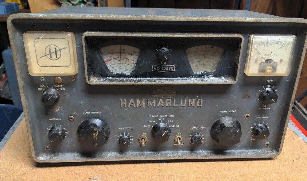 Rare HAMMARLUND HQ-105TR GENERAL COVERAGE RECEIVER / C.B. TRANSMITTER