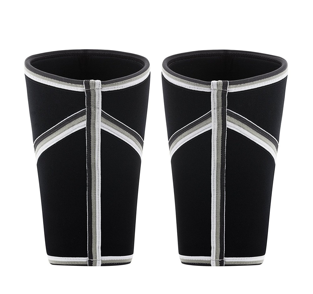 Knee Compression Sleeve Pair 7 MM Max Support Crossfit Running Squats Lifting