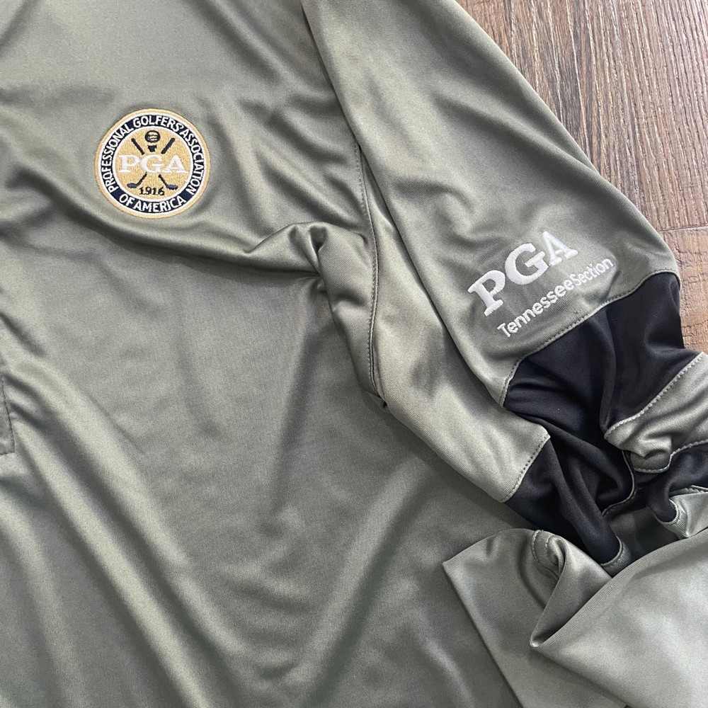 Ahead PGA TN SectionGolf Pullover Lightweight 1/4 Zip Long Sleeve Jacket Medium