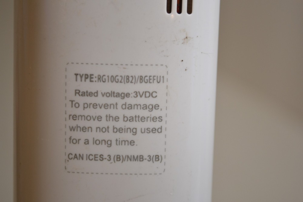 GENUINE Midea Remote Control RG10G2(B2)/BGEFU1