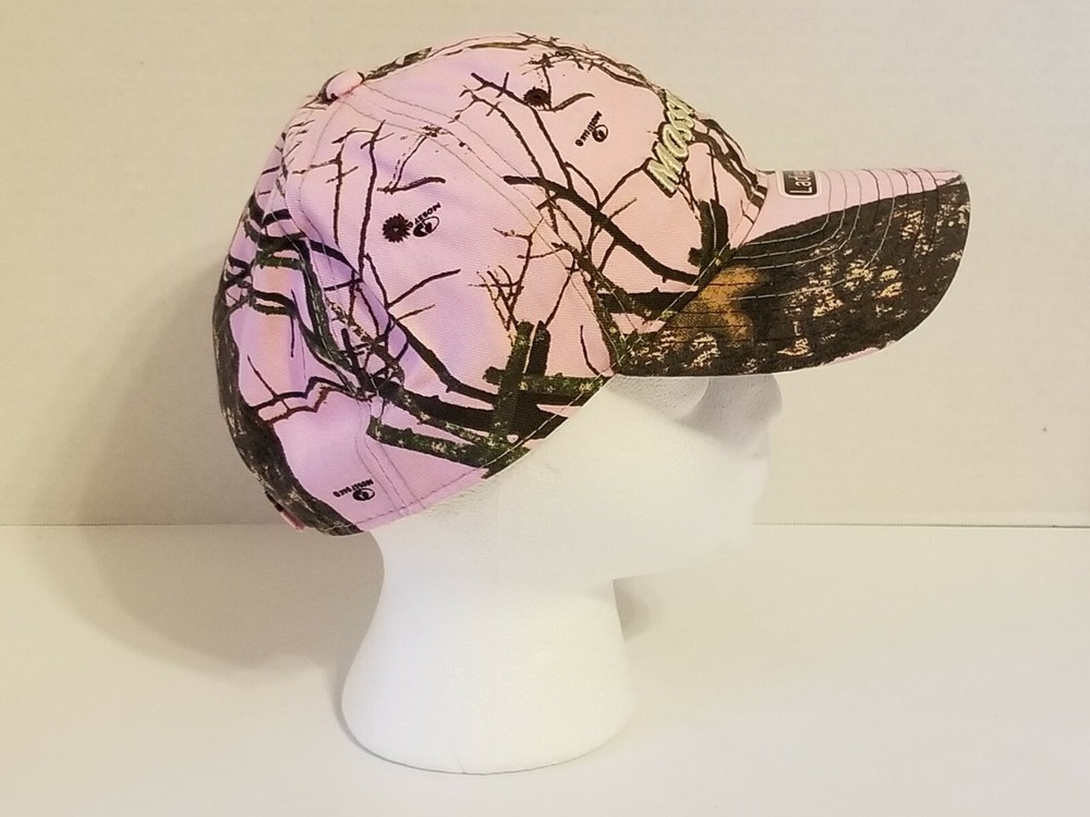 Mossy Oak Ladies Pink Camo Adjustable Baseball Cap NWT