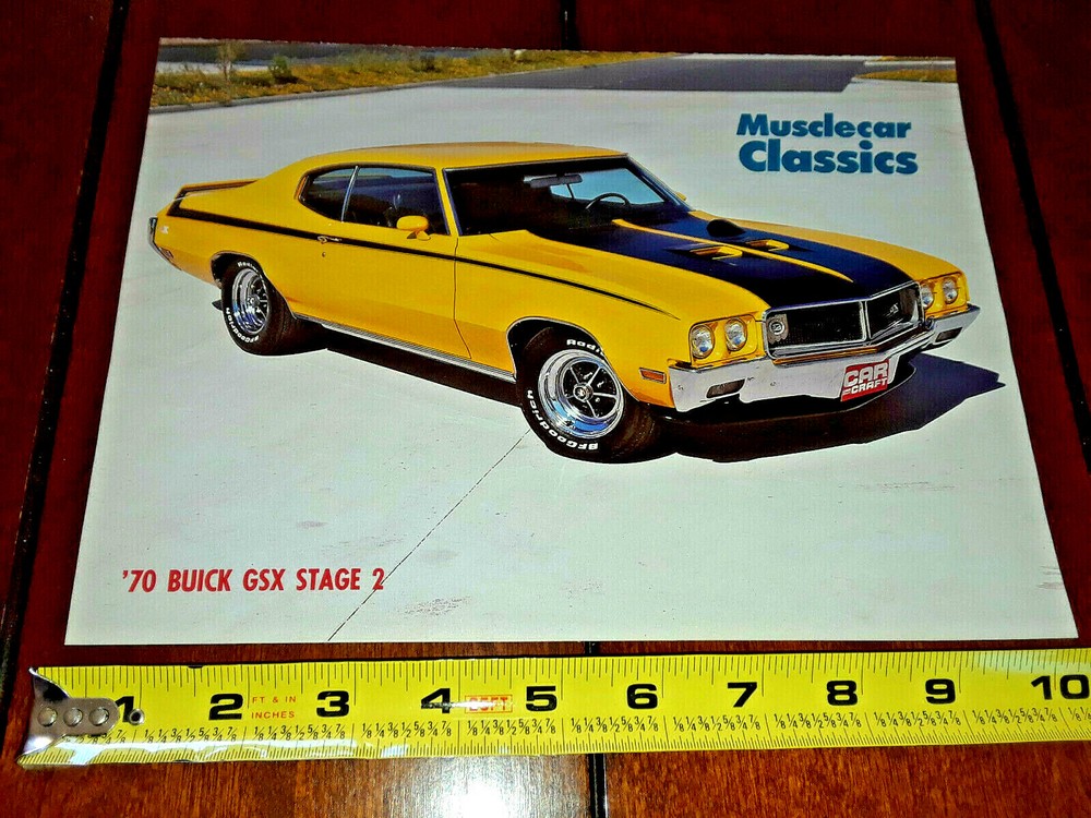 1970 BUICK GSX STAGE 1 ORIGINAL 1990 ARTICLE