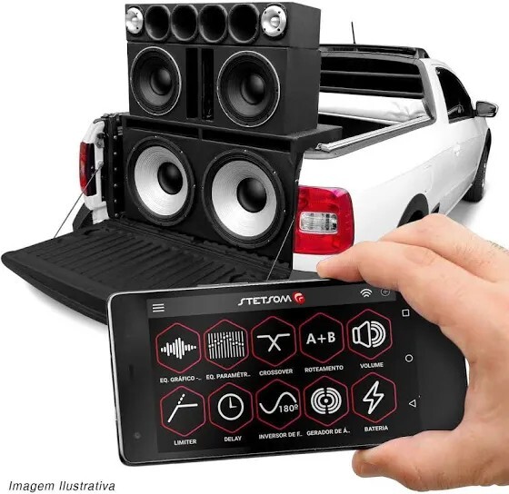 Stetsom STX2436/Digital Audio Processor 2 Channels 4 Way Bluetooth/DSP Crossover