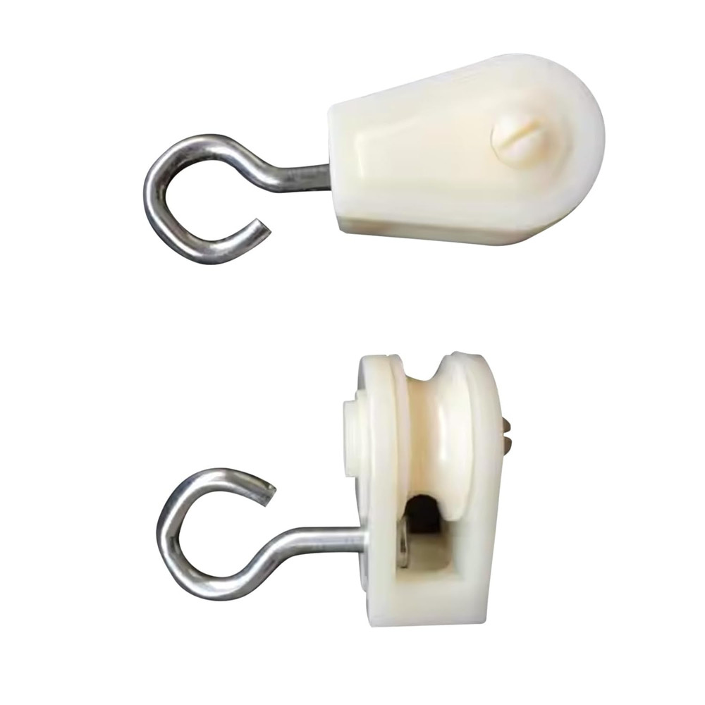 10 PCS Small Nylon Pulley Set, Plastic Single Sheave for Lifting Rope
