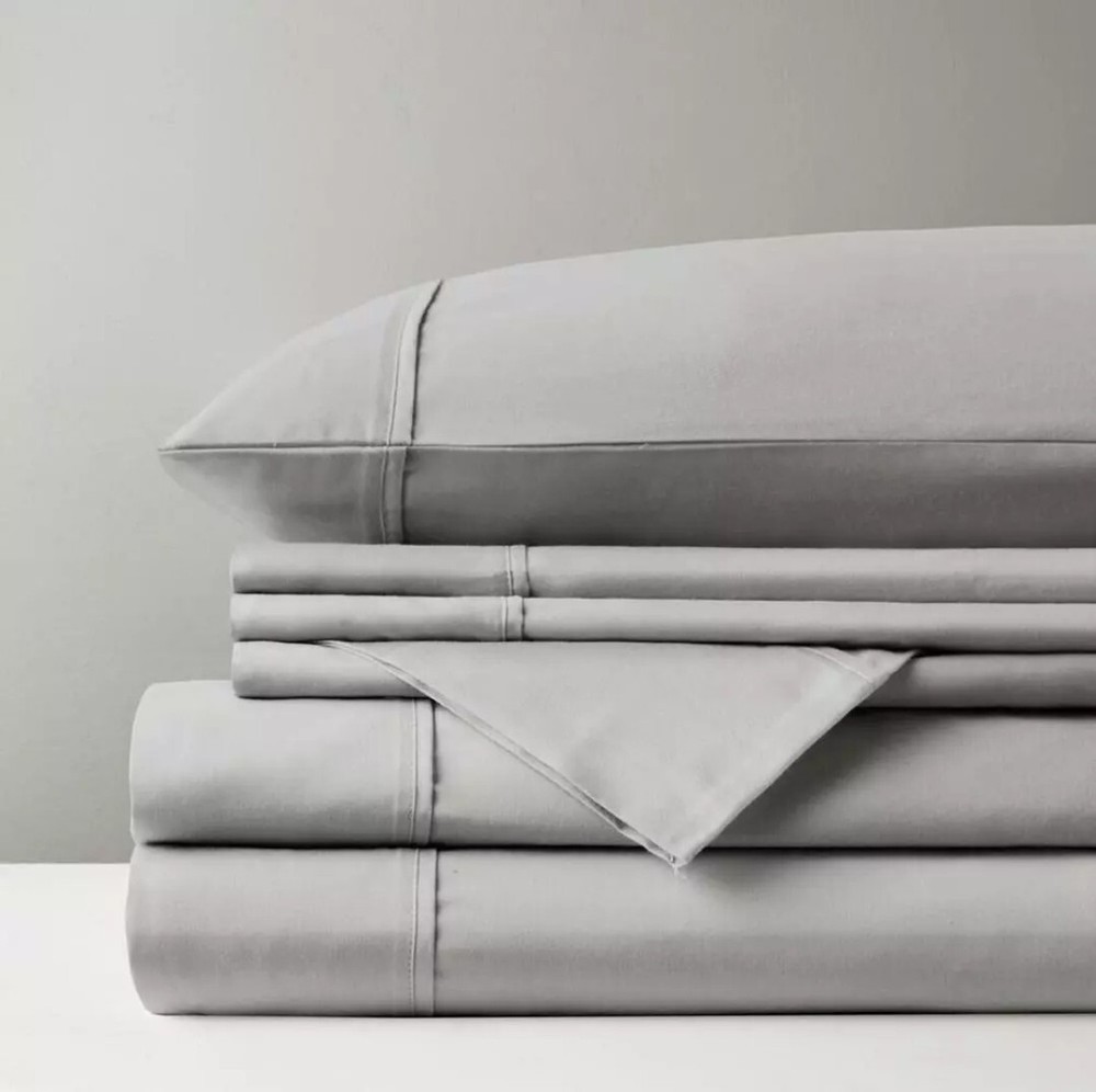 56% Cotton 44% Polyester 6pcs Solid Sheet Set,MPH20-0005(WS58)