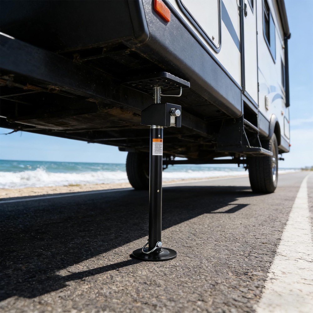8PCS RV Slide Out Supports Jack with a Flat Top Support Block RV Stabilizer Jack