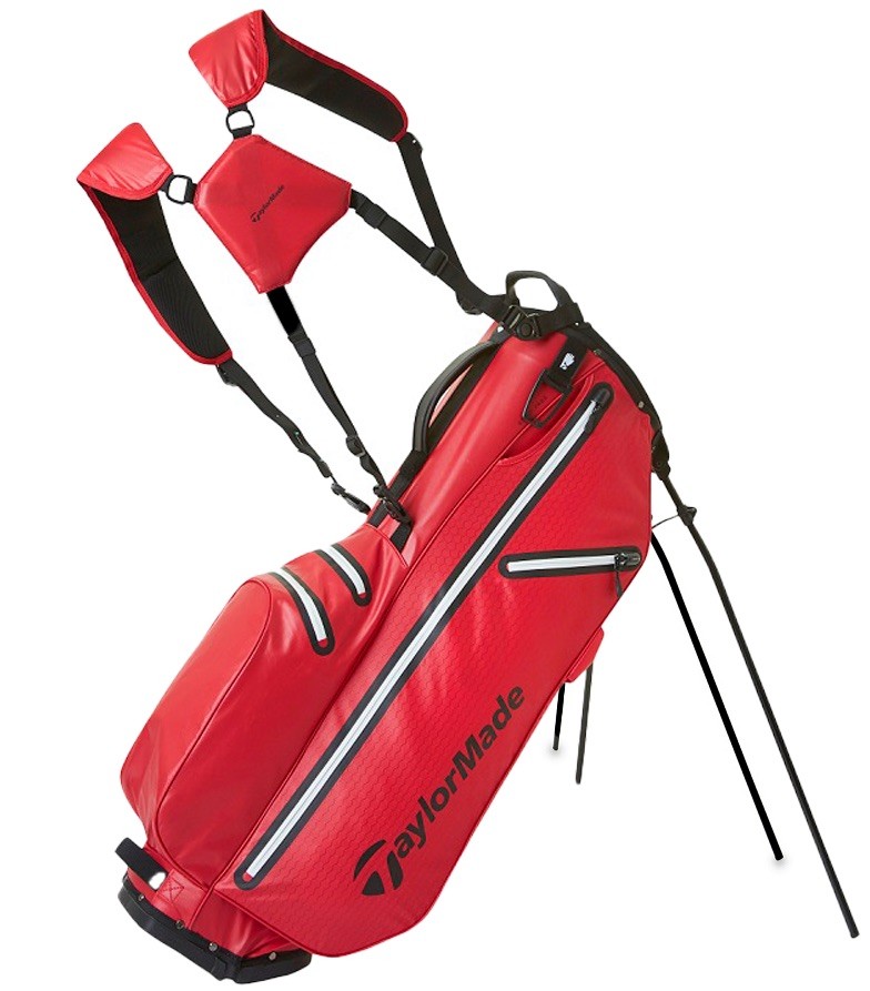 New 2023 TaylorMade Flextech Waterproof Stand Bag Red