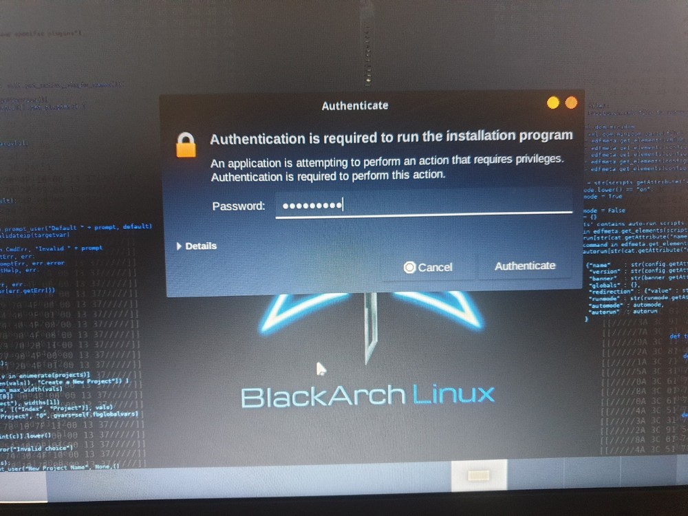 Linux BlackArch Slim 2023.05.01 64-bit Bootable Live and Install USB Flash Drive