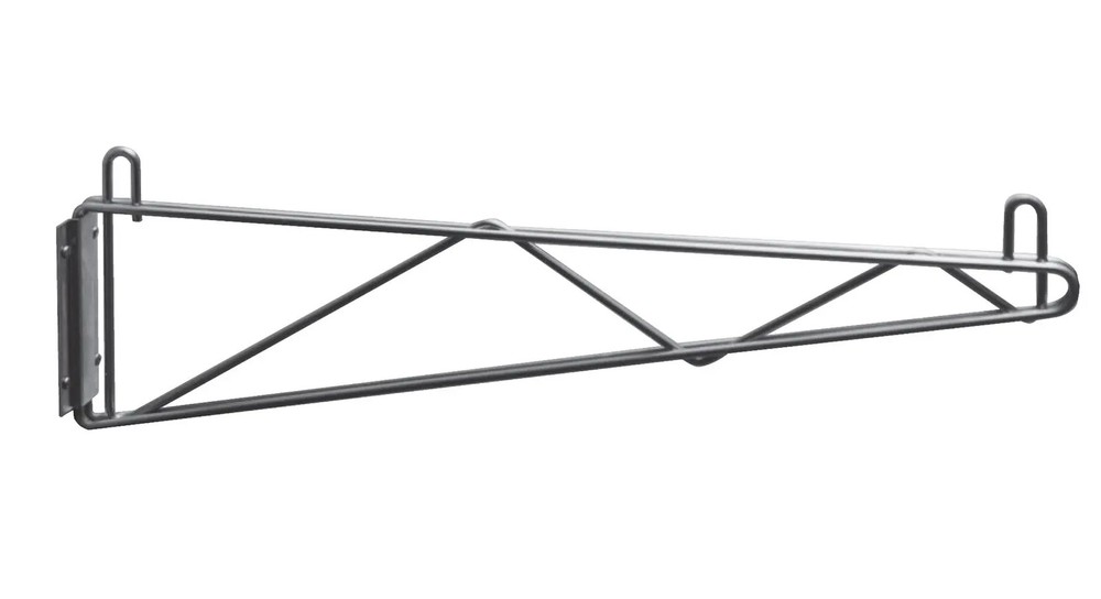 Metro 1WD21C 21" Super Erecta Chrome Coated Single Wall Mount Bracket