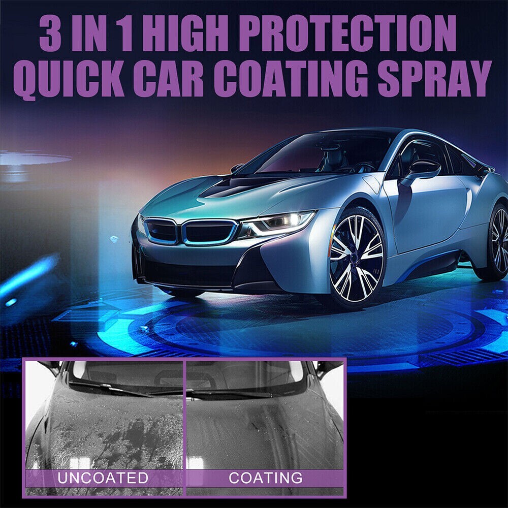 100ML 3 in 1 High Protection Quick Car Coat Ceramic Coating Spray Hydrophobic