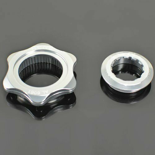 KCNC Disc Rotor CENTER-LOCK Adapter, Silver